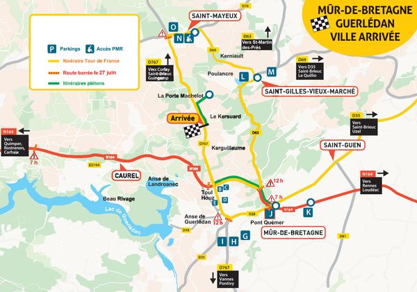 découvrez le parcours du tour de france 2021 à saint-brieuc, une étape captivante qui met en lumière la beauté de cette ville bretonne. ne manquez pas les moments forts et les paysages à couper le souffle de cette édition emblématique !